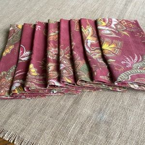 NWOT Pottery Barn “Allston Palampore” dinner napkins